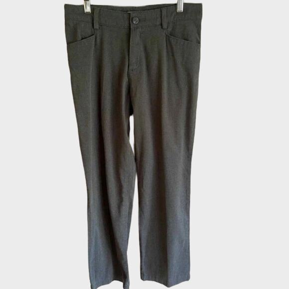 Lee Relaxed Fit Straight Leg At the Waist Gray Pants 8 Med - Picture 1 of 6
